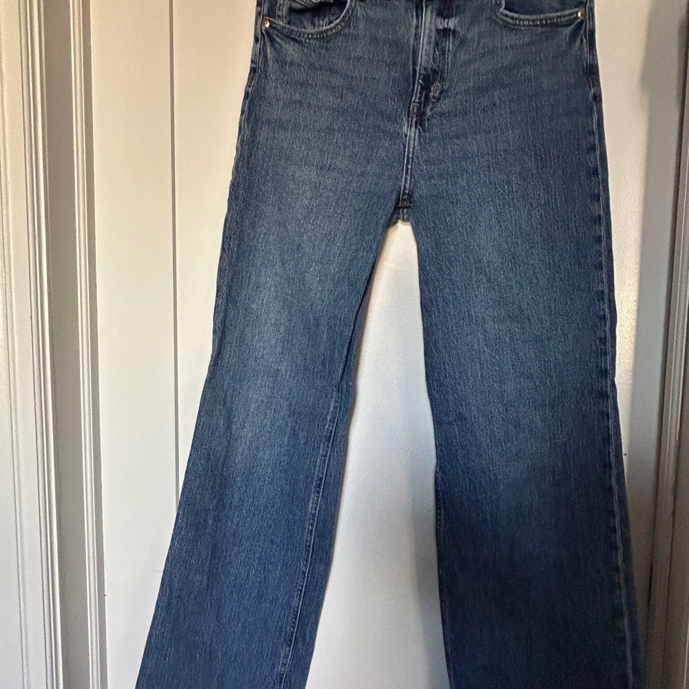 H&M Women's Classic Blue Flare Jeans